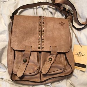 Patricia Nash Washed Denim Crossbody Bag